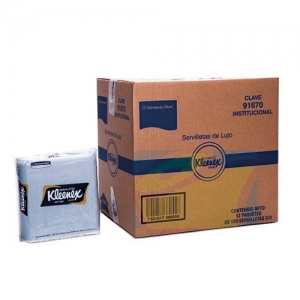 Servilleta de Lujo Kleenex Caja C/12 Paq. de 100 C/U Color blanco