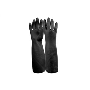 Guantes Negros Largos Par