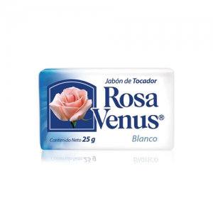 Jabón Rosa Venus Blanco 240/25g